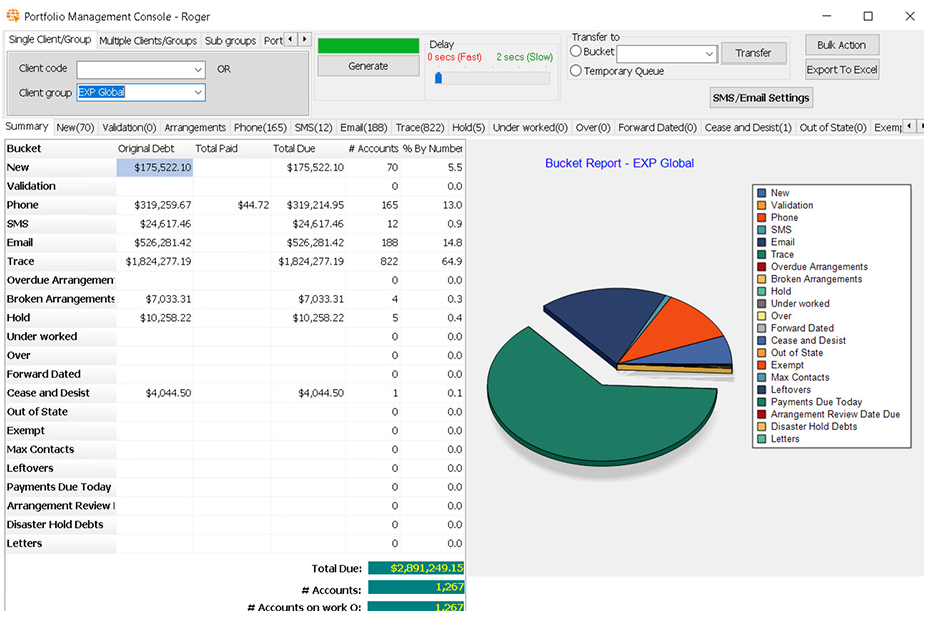 Real Business Software (RBS)  cosmos analytics software dashboard